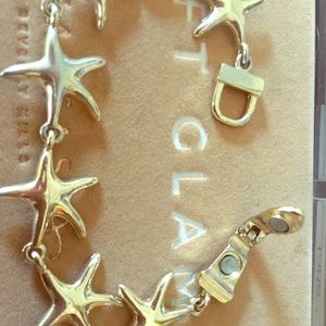 Gold starfish bracelet